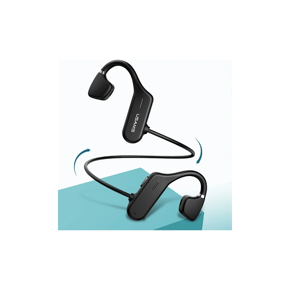 Wholesale USAMS Sport Earphones JC Bluetooth 5.0 black BHUJC01 (US-JC001) - USA699BLK - {ean13} - Hurt