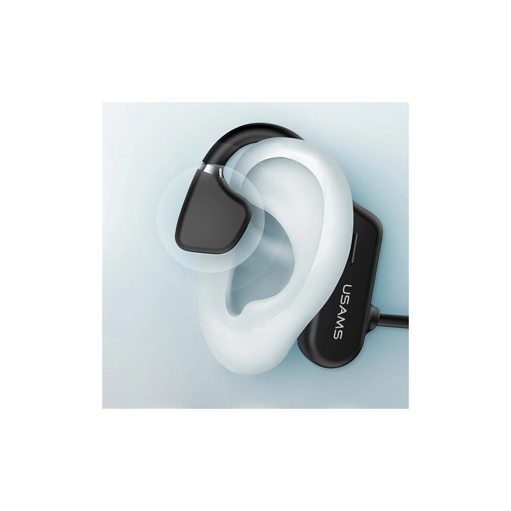 Wholesale USAMS Sport Earphones JC Bluetooth 5.0 black BHUJC01 (US-JC001) - USA699BLK - {ean13} - Hurt