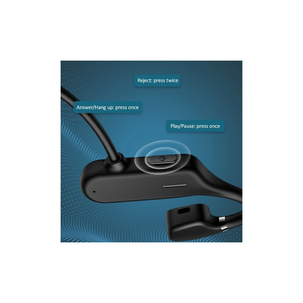 Wholesale USAMS Sport Earphones JC Bluetooth 5.0 black BHUJC01 (US-JC001) - USA699BLK - {ean13} - Hurt