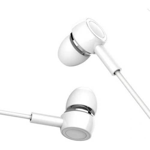 Słuchawki stereo USAMS EP-12 biały/white HSEP1202 jack 3,5mm