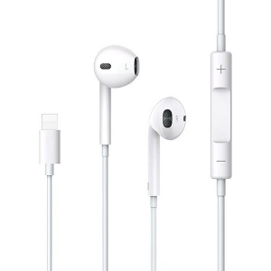 Hurtownia GSM - Stereofonní sluchátka USAMS EP-24 lightning Apple iPhone 7/8/X/XS/XS Max/XR bílé/bílá HSEP2401 - USA708WHT - {ean13} - Hurt
