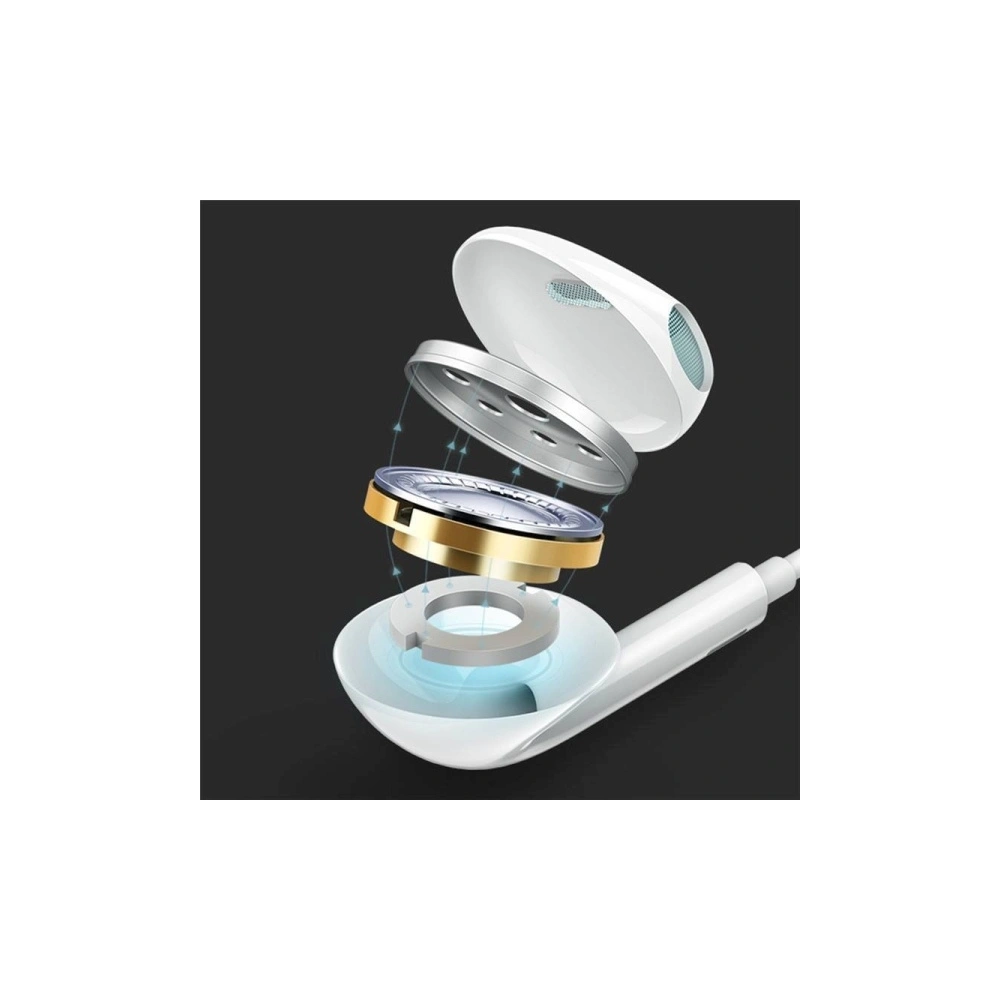 Hurtownia GSM - Słuchawki stereo USAMS EP-24 lightning Apple iPhone 7/8/X/XS/XS Max/XR biały/white HSEP2401 - USA708WHT - {ean13} - Hurt