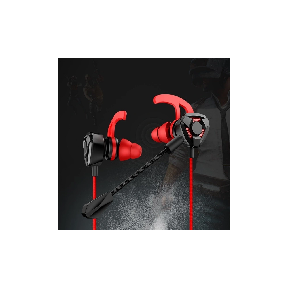 Hurtownia GSM - Sluchátka stereo USAMS EP-27 Gaming červená/red HSEP2701 jack 3,5mm - USA709RED - {ean13} - Hurt