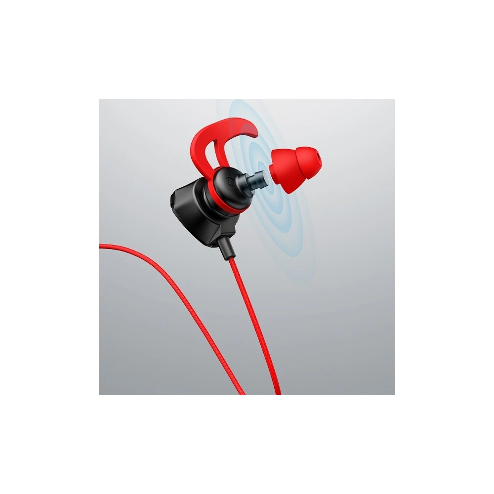 Hurtownia GSM - Sluchátka stereo USAMS EP-27 Gaming červená/red HSEP2701 jack 3,5mm - USA709RED - {ean13} - Hurt