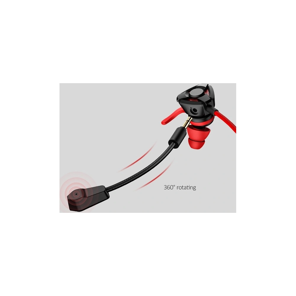 Hurtownia GSM - Sluchátka stereo USAMS EP-27 Gaming červená/red HSEP2701 jack 3,5mm - USA709RED - {ean13} - Hurt