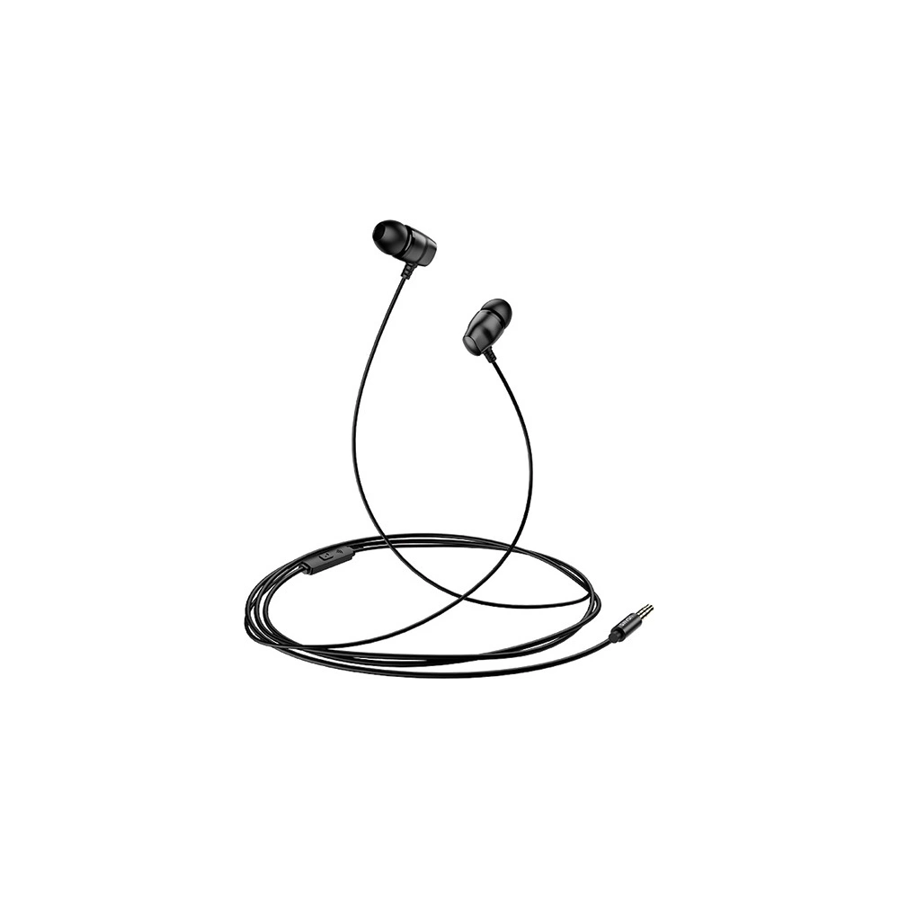 Hurtownia GSM - Sluchátka stereo USAMS EP-36 3,5 mm černá/black HSEP3601 - USA710BLK - {ean13} - Hurt