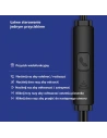 Wholesale USAMS Earphones stereo EP-36 3,5 mm black HSEP3601 - USA710BLK - {ean13} - Hurt