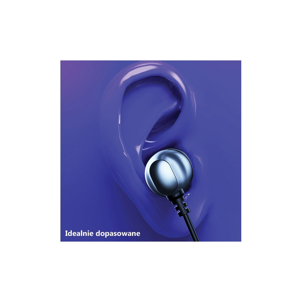 Wholesale USAMS Earphones stereo EP-36 3,5 mm black HSEP3601 - USA710BLK - {ean13} - Hurt