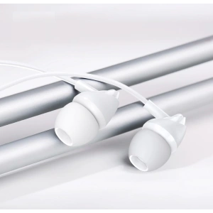 Hurtownia GSM - Słuchawki stereo USAMS EP-39 3,5 mm biały/white HSEP3902 - USA714WHT - {ean13} - Hurt