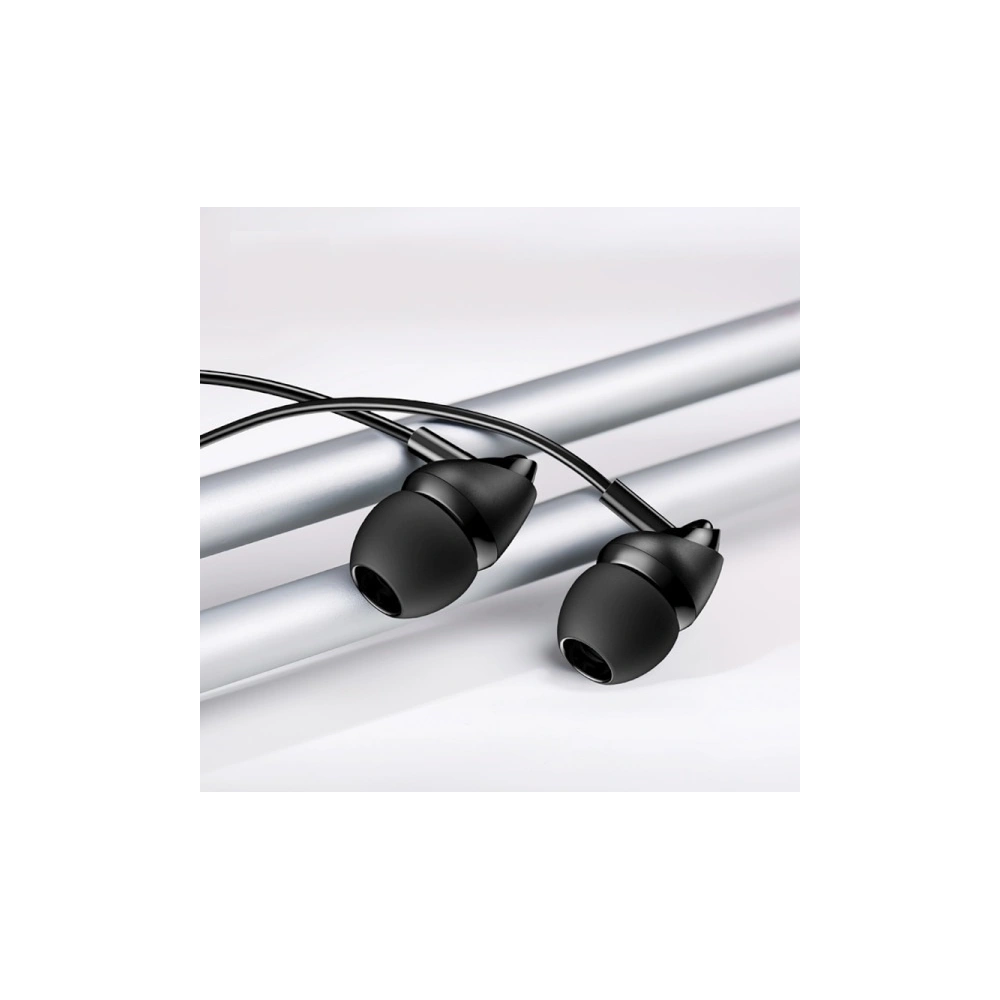 Hurtownia GSM - Sluchátka stereo USAMS EP-39 3,5 mm černá/black HSEP3901 - USA715BLK - {ean13} - Hurt