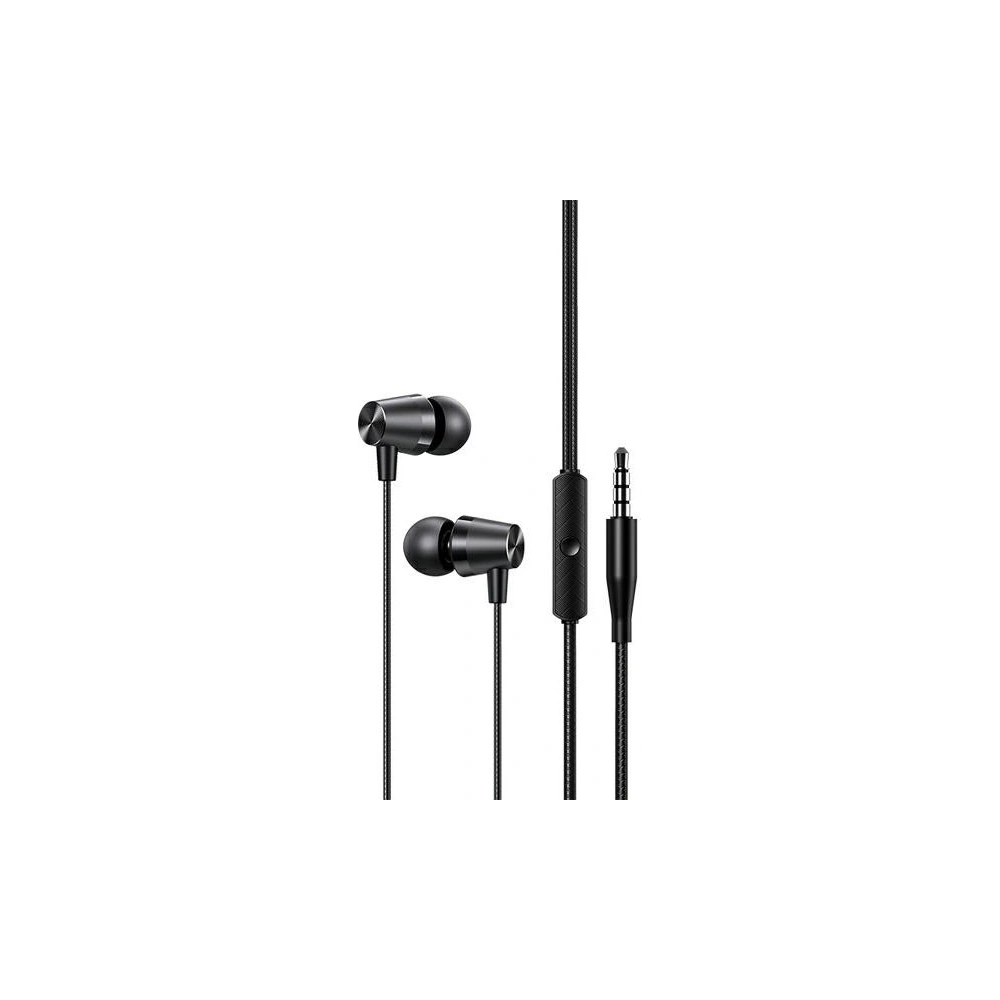 Hurtownia GSM - Sluchátka stereo USAMS EP-42 3,5 mm černá/black box SJ475HS01 - USA720BLK - {ean13} - Hurt