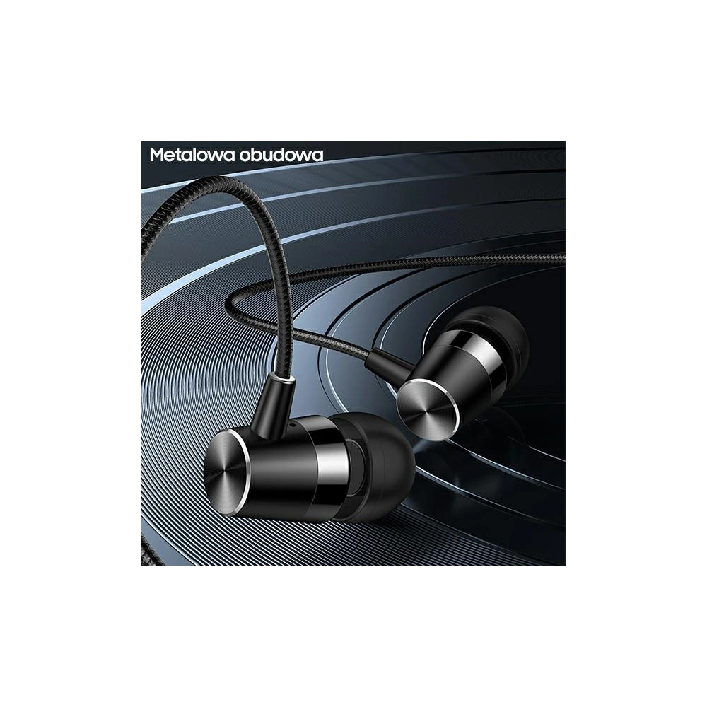 Wholesale USAMS Earphones stereo EP-42 3,5 mm black box SJ475HS01 - USA720BLK - {ean13} - Hurt