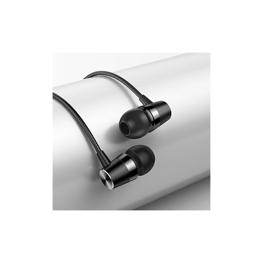 Hurtownia GSM - Słuchawki stereo USAMS EP-42 3,5 mm czarny/black box SJ475HS01 - USA720BLK - {ean13} - Hurt