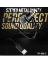 Hurtownia GSM - Słuchawki stereo USAMS EP-43 metal USB-C ciemny zielony/dark green HSEP4302 - USA721GRN - {ean13} - Hurt