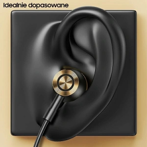 Wholesale USAMS Earphones stereo EP-43 metal USB-C dark green HSEP4302 - USA721GRN - {ean13} - Hurt