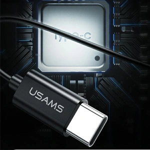 Wholesale USAMS Earphones stereo EP-43 metal USB-C dark green HSEP4302 - USA721GRN - {ean13} - Hurt