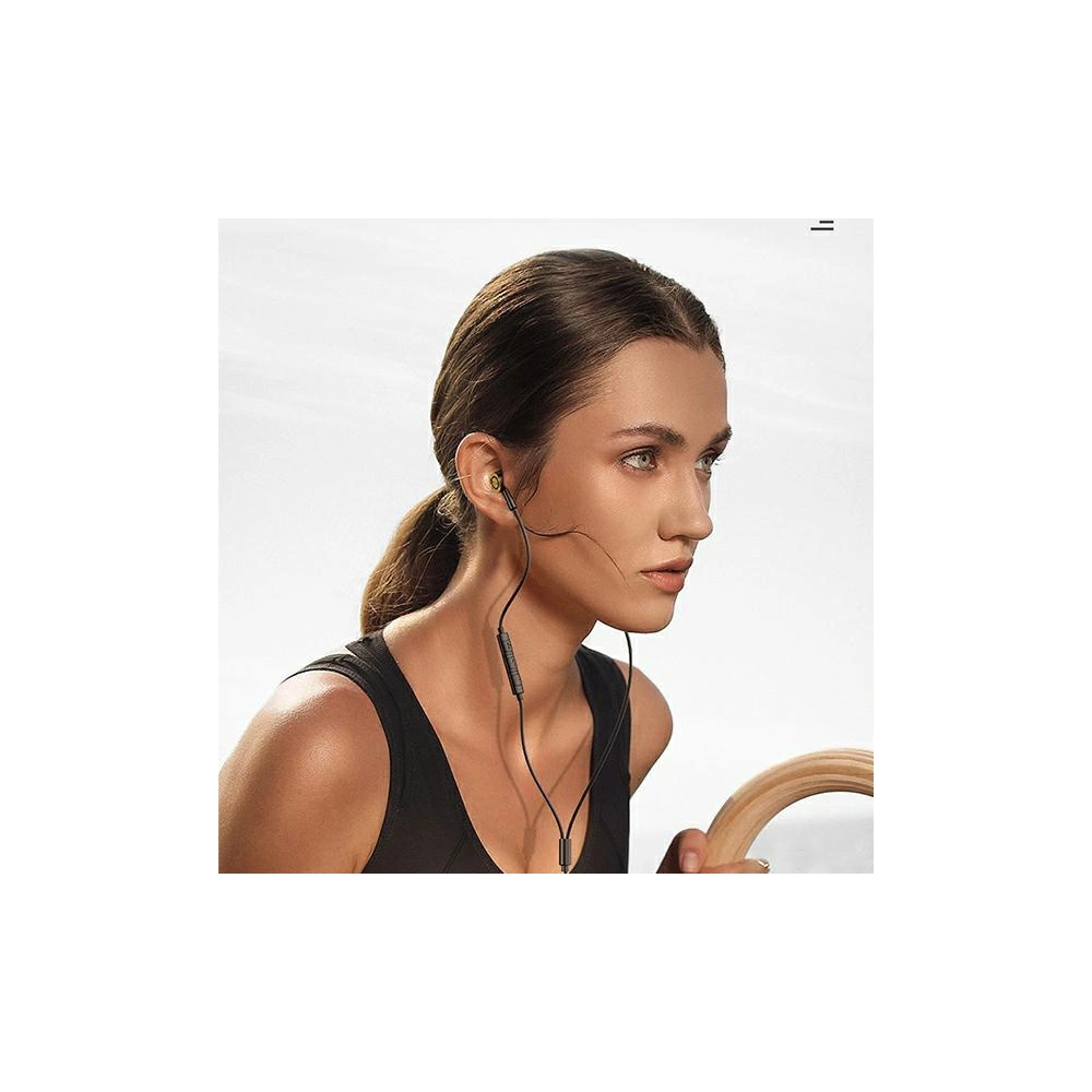Wholesale USAMS Earphones stereo EP-43 metal USB-C black HSEP4301 - USA722BLK - {ean13} - Hurt