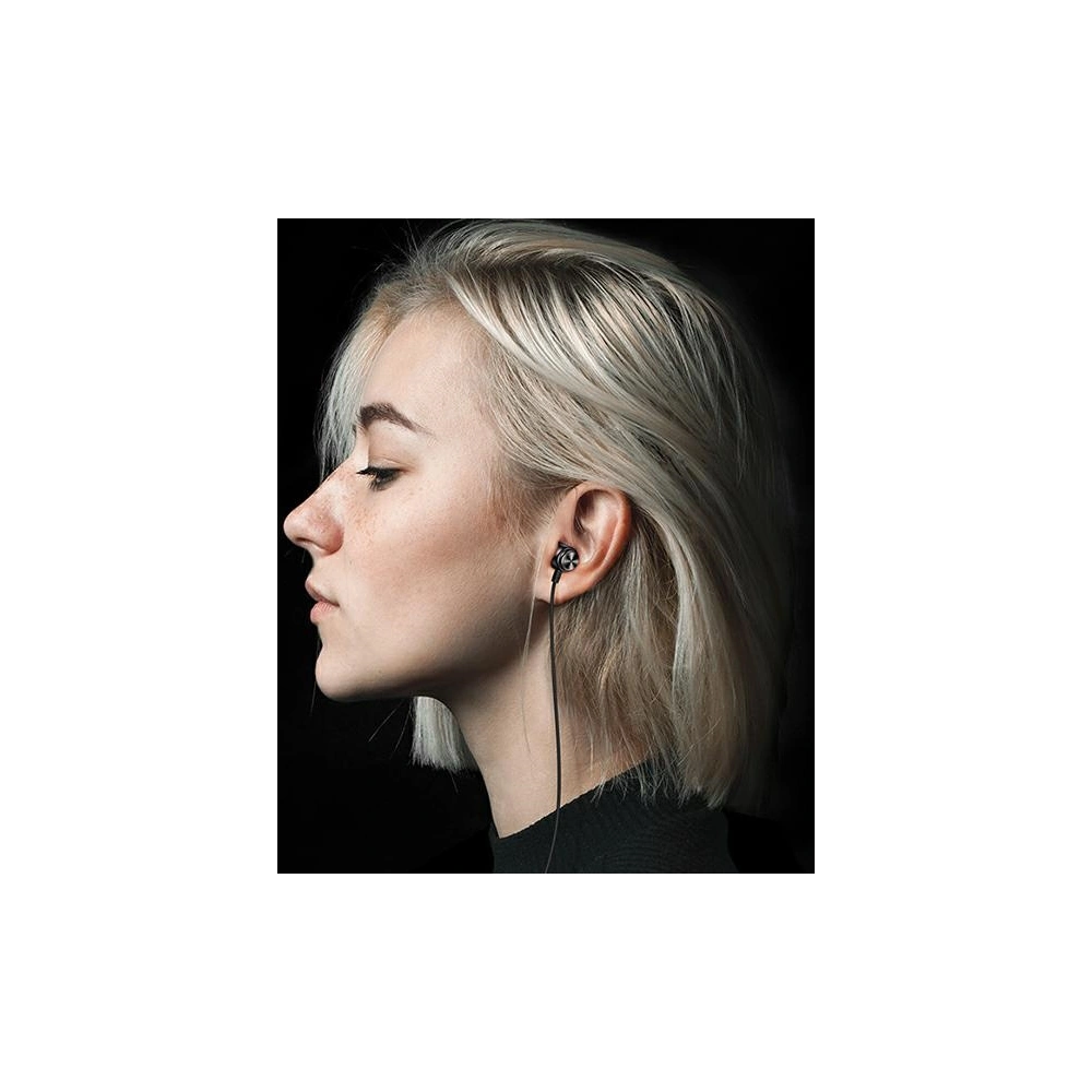 Wholesale USAMS Earphones stereo EP-44 jack 3.5mm black HSEP4401 (US-SJ548) - USA723BLK - {ean13} - Hurt