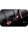 Hurtownia GSM - Sluchátka stereo USAMS EP-44 jack 3.5mm červená/red HSEP4402 - USA724RED - {ean13} - Hurt