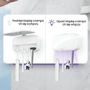 Hurtownia GSM - Sterylizator UV szczoteczek do zębów USAMS biały/white ZB183XDJ01 - USA725WHT - {ean13} - Hurt