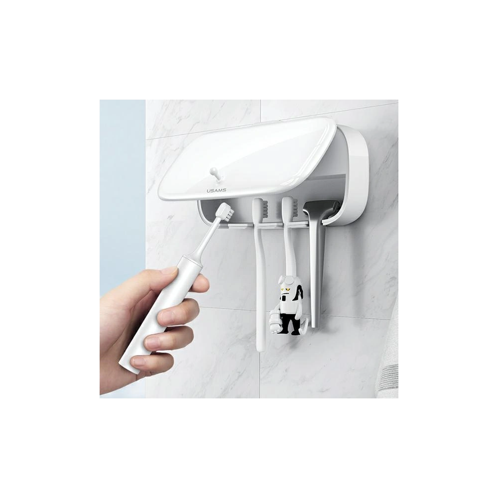 Hurtownia GSM - UV sterilizátor na zubní kartáčky USAMS bílý/white ZB183XDJ01 - USA725WHT - {ean13} - Hurt