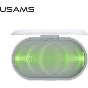 Hurtownia GSM - Sterylizator UV z ładowarką indukcyjną USAMS 10W biały/white ZB138XDJ01 - USA726WHT - {ean13} - Hurt