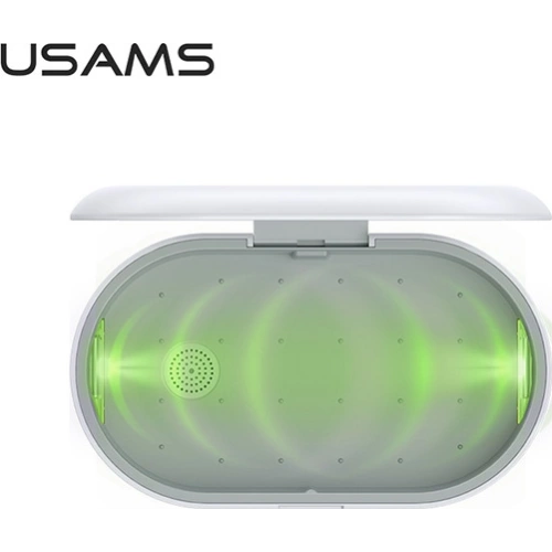 Sterylizator UV z ładowarką indukcyjną USAMS 10W biały/white ZB138XDJ01