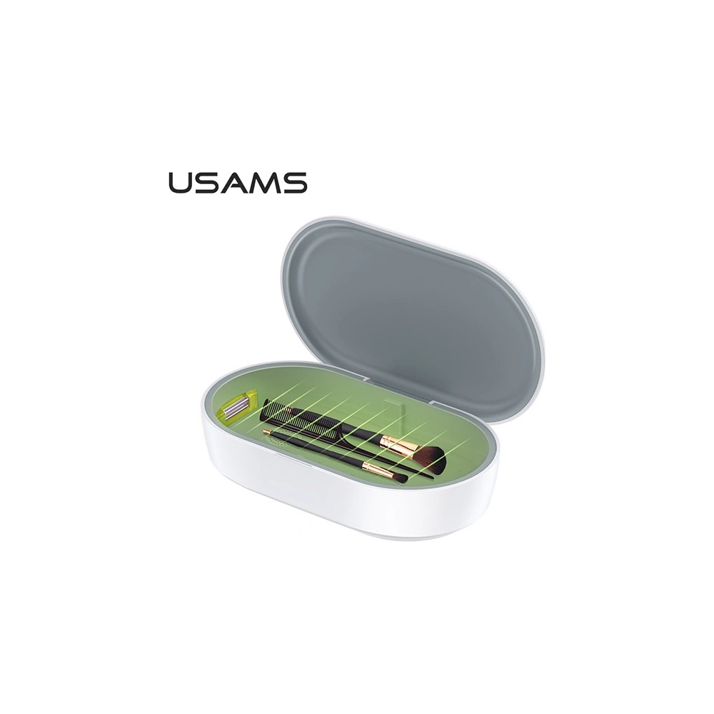 Wholesale USAMS UV Sterilizer With Wireless Charging 10W white ZB138XDJ01 (US-ZB138) - USA726WHT - {ean13} - Hurt