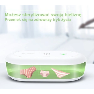Hurtownia GSM - Sterylizator UV z ładowarką indukcyjną USAMS 10W biały/white ZB138XDJ01 - USA726WHT - {ean13} - Hurt