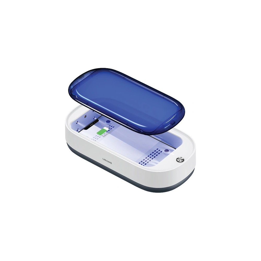 Hurtownia GSM - UV-C sterilizátor s indukční nabíječkou USAMS 15W bílý/white ZB151XDH01 - USA727WHT - {ean13} - Hurt
