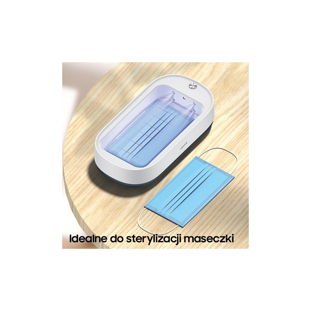 Hurtownia GSM - UV-C sterilizátor s indukční nabíječkou USAMS 15W bílý/white ZB151XDH01 - USA727WHT - {ean13} - Hurt