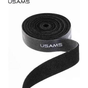 Hurtownia GSM - Organizér na kabely USAMS Velcro 2m černý/black ZB60ZD03 - USA728BLK - {ean13} - Hurt