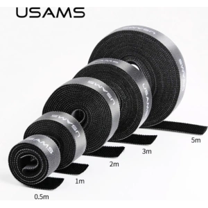 Wholesale USAMS Cable Organizer Tape Velcro 5m black ZB60ZD05 (US-ZB060) - USA729BLK - {ean13} - Hurt