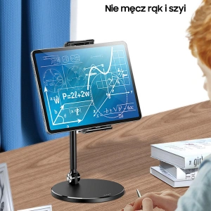Hurtownia GSM - Uchwyt biurkowy USAMS na telefon/tablet biały/white ZJ057ZJ02 Metal - USA731WHT - {ean13} - Hurt