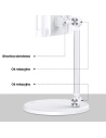 Hurtownia GSM - Uchwyt biurkowy USAMS na telefon/tablet biały/white ZJ057ZJ02 Metal - USA731WHT - {ean13} - Hurt