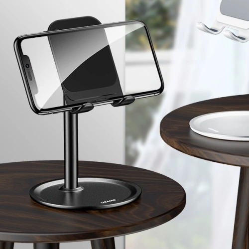 Uchwyt biurkowy USAMS na telefon/tablet czarny/black ZJ048ZJ01
