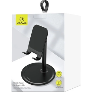 Hurtownia GSM - Uchwyt biurkowy USAMS na telefon/tablet czarny/black ZJ048ZJ01 - USA733BLK - {ean13} - Hurt