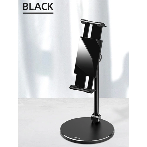 Uchwyt biurkowy USAMS na telefon/tablet czarny/black ZJ057ZJ01