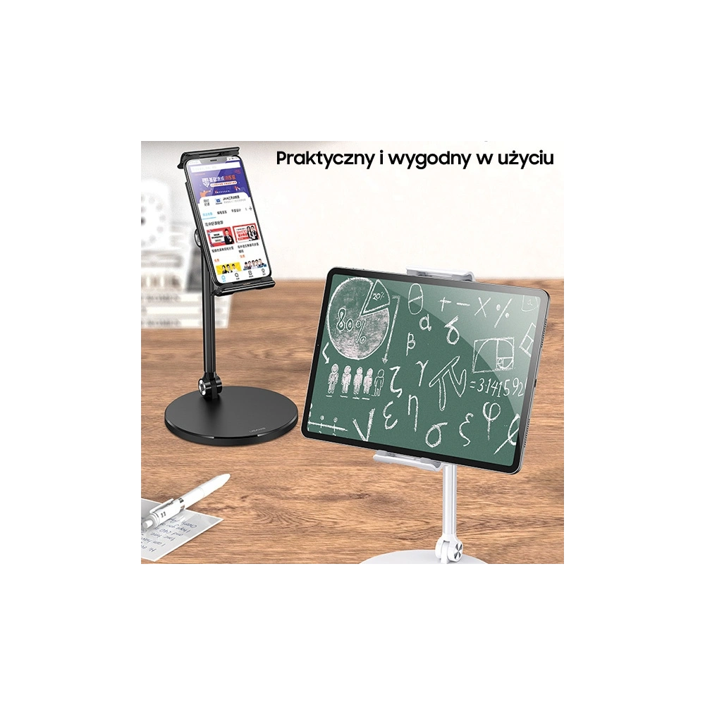 Hurtownia GSM - Stolní držák USAMS na telefon/tablet černý/black ZJ057ZJ01 - USA734BLK - {ean13} - Hurt