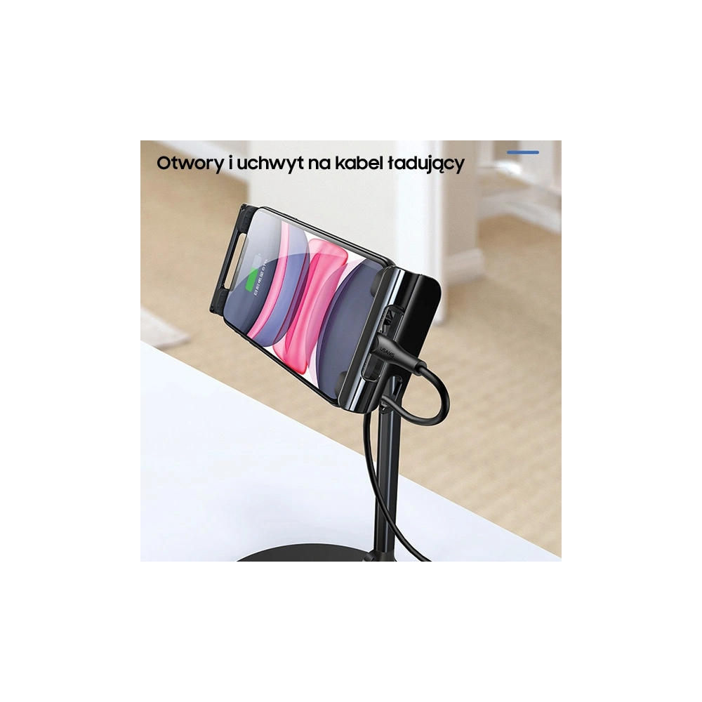 Hurtownia GSM - Stolní držák USAMS na telefon/tablet černý/black ZJ057ZJ01 - USA734BLK - {ean13} - Hurt