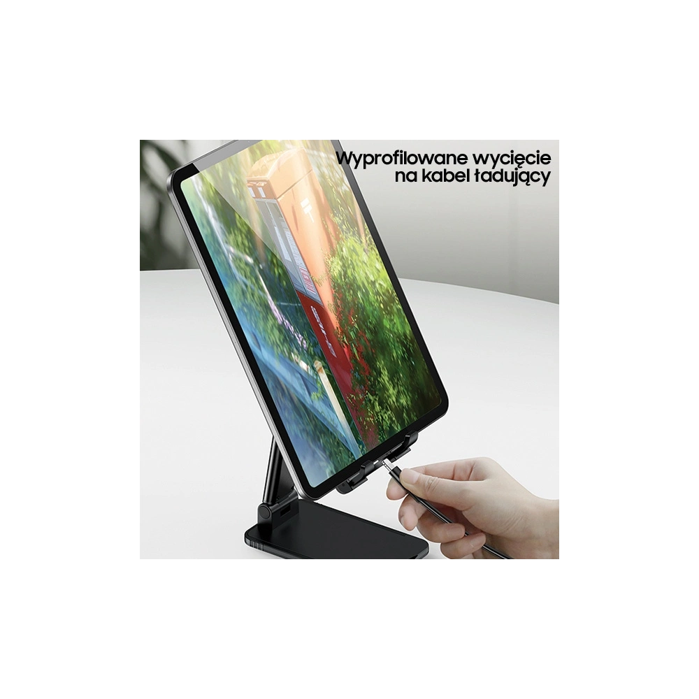 Hurtownia GSM - Uchwyt biurkowy USAMS na telefon/tablet czarny/black ZJ059ZJ01 - USA735BLK - {ean13} - Hurt