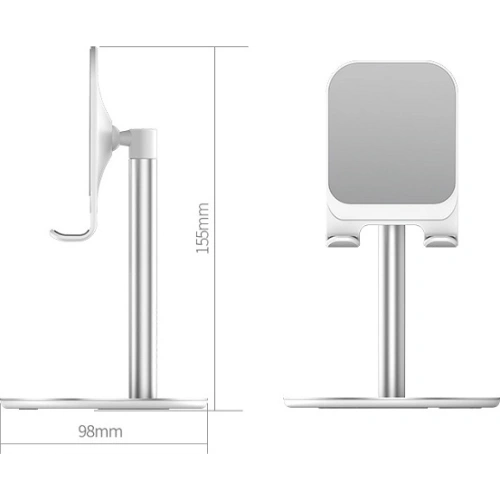 Uchwyt biurkowy USAMS na telefon/tablet srebrny/silver ZJ048ZJ02