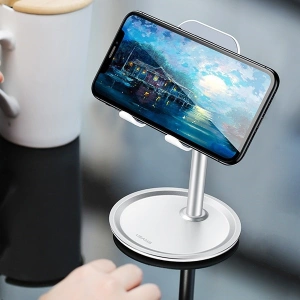 Hurtownia GSM - Stolní držák USAMS na telefon/tablet stříbrný/silver ZJ048ZJ02 - USA736SLV - {ean13} - Hurt