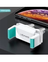 Hurtownia GSM - Uchwyt samochodowy USAMS Air Vent Dual Clip biało-zielony/white-green ZJ45ZJ02 - USA738WHTGRN - {ean13} - Hurt