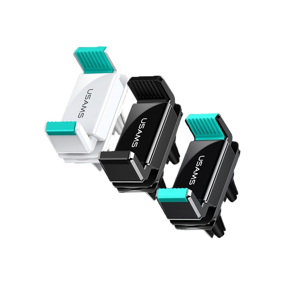 Hurtownia GSM - Držák do auta USAMS Air Vent Dual Clip bílá-zelená/white-green ZJ45ZJ02 - USA738WHTGRN - {ean13} - Hurt