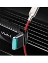 Hurtownia GSM - Uchwyt samochodowy USAMS Air Vent Dual Clip biało-zielony/white-green ZJ45ZJ02 - USA738WHTGRN - {ean13} - Hurt