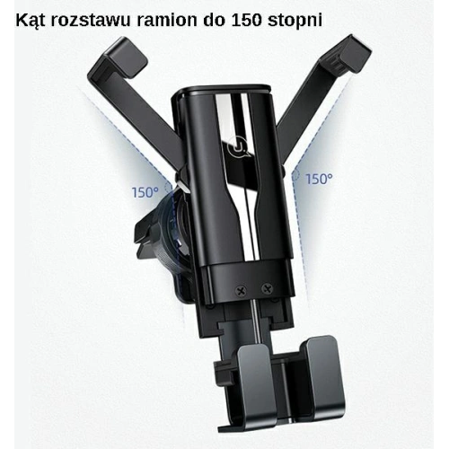 Uchwyt samochodowy USAMS Air Vent Gravity czarny/black ZJ058ZJ01
