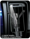 Hurtownia GSM - Uchwyt samochodowy USAMS Air Vent Gravity czarny/black ZJ058ZJ01 - USA741BLK - {ean13} - Hurt