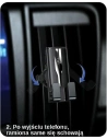 Wholesale USAMS Air Vent Car Mount Gravity black ZJ058ZJ01 (US-ZJ058) - USA741BLK - {ean13} - Hurt