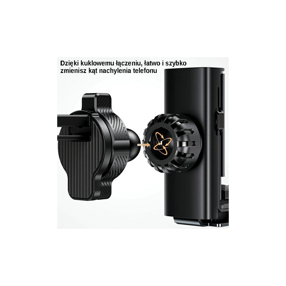 Hurtownia GSM - Držák do auta USAMS Air Vent Gravity černý/black ZJ058ZJ01 - USA741BLK - {ean13} - Hurt